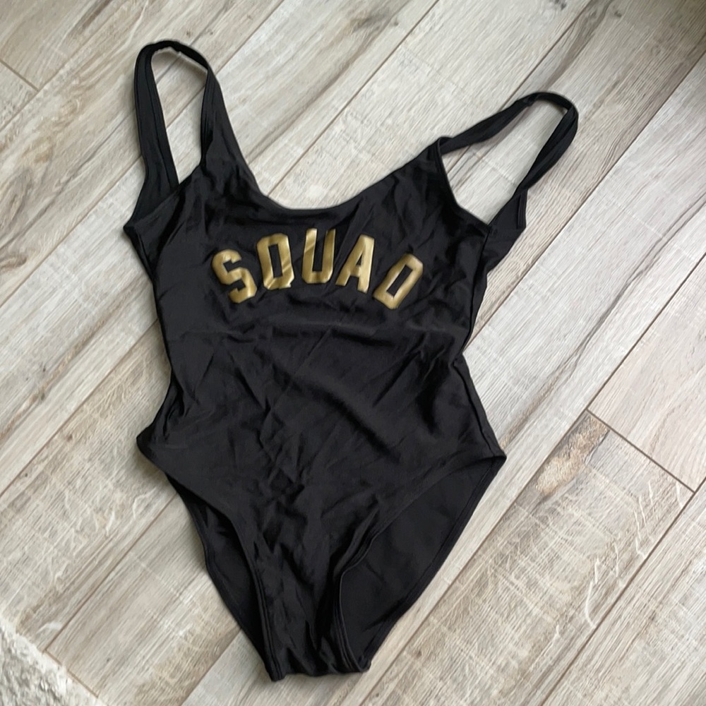 Squad Backless Bathing Suit